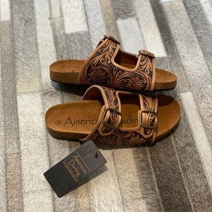 American Darling Tooled Sandals
